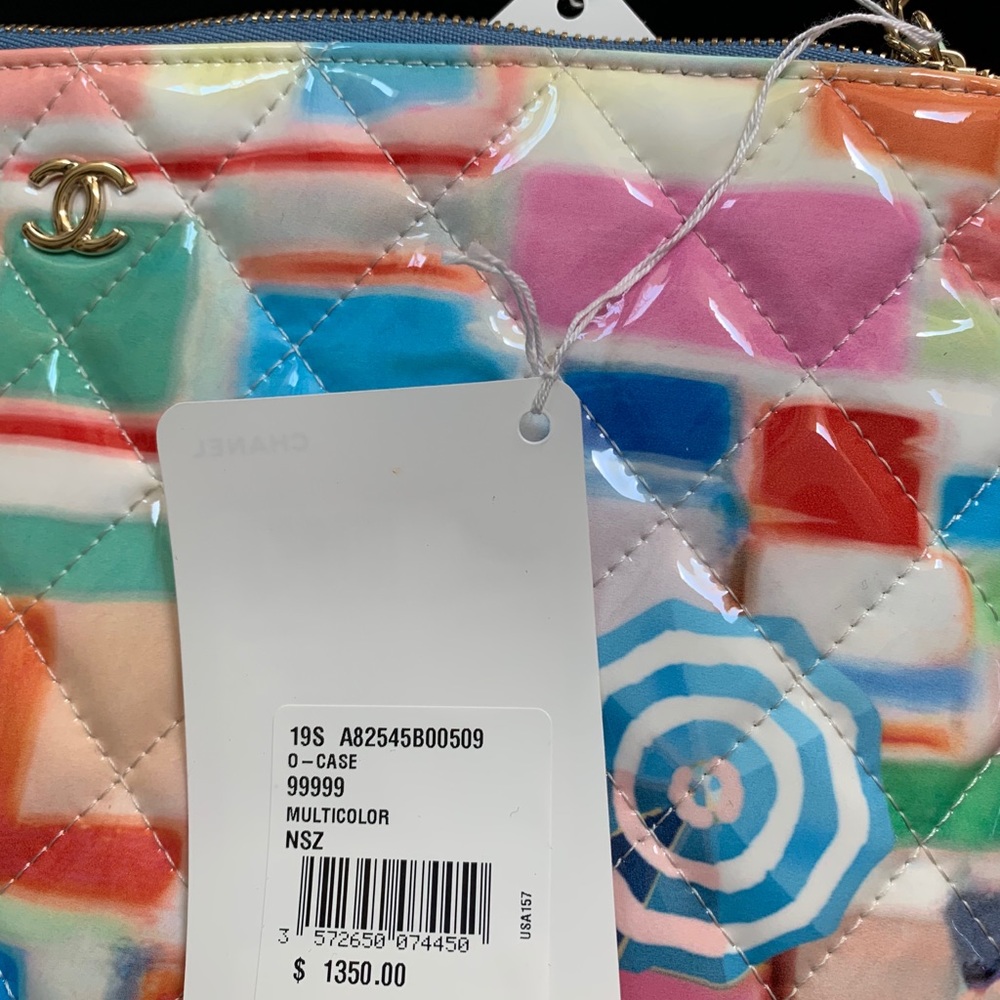 Chanel O Case Veau Verni Imprime - Picture 3 of 6